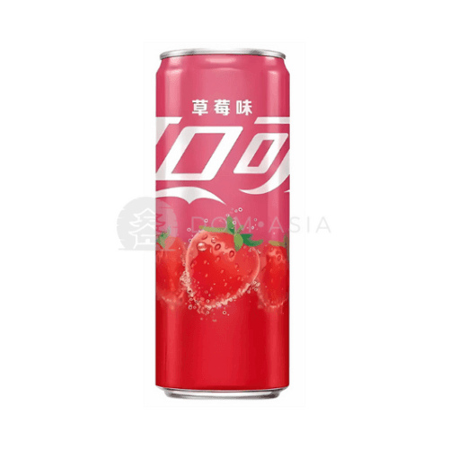 Napój gazowany Coca o smaku truskawkowym COCA-COLA 330ml