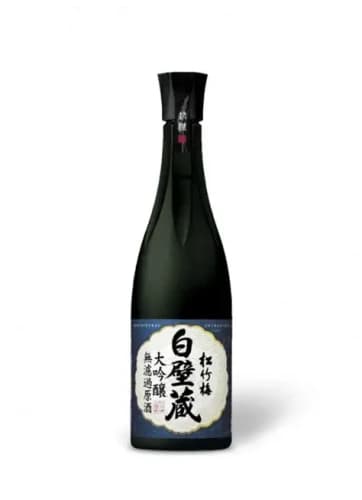 SAKE TAKARA Shochikubai Shirakabegura Daiginjo Muroka Genshu alk. 17,5% 640 ml