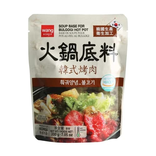 Baza Zupowa Bulgogi Hot Pot WANG 200g