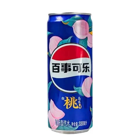Napój gazowany Pepsi o smaku oolong z białą brzoskwinią PEPSI 330ml